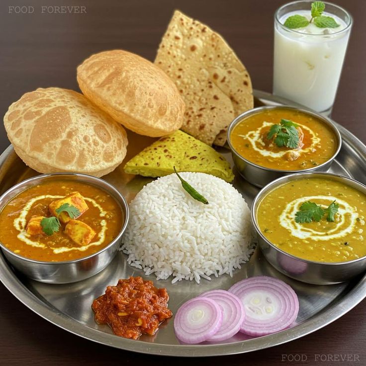 Veg Platter + Lassi Combo